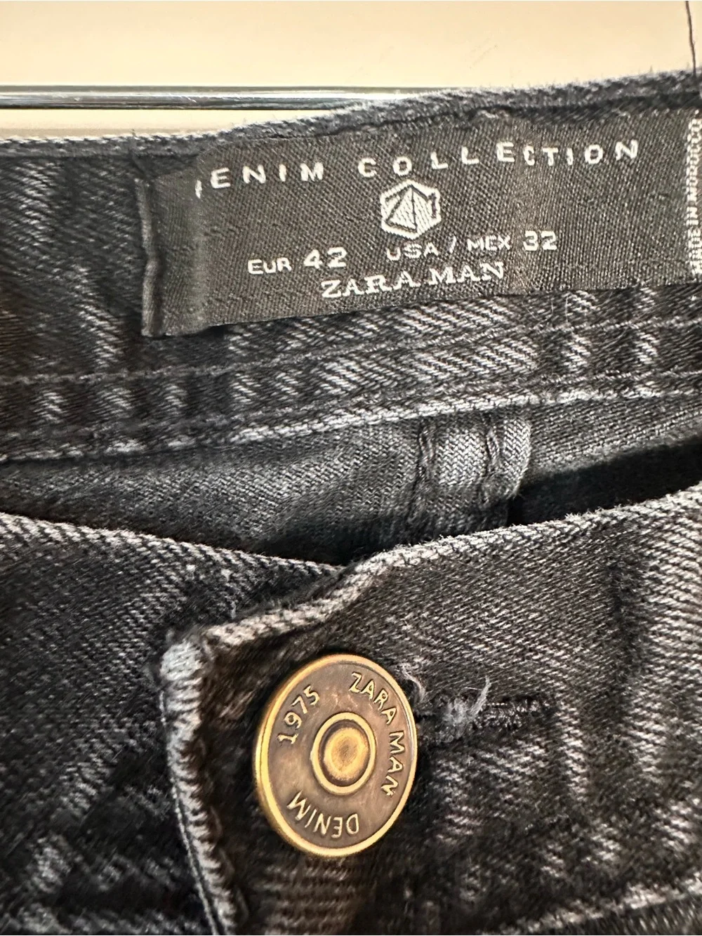 Zara Men’s Black Slim Stretch Jeans